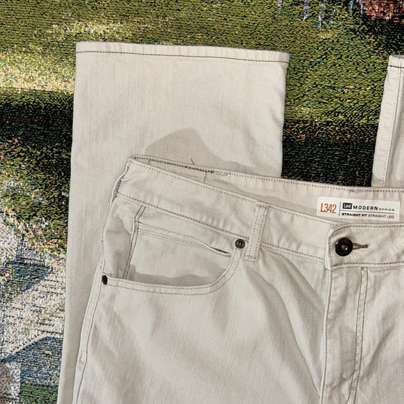 Lee Modern Series Size 36X30 White Washed Jeans - Picture 2 of 9